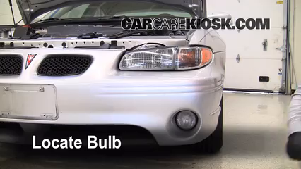 2003 Pontiac Grand Prix GT 3.8L V6 Sedan (4 Door) Éclairage Feu antibrouillard (remplacer l'ampoule)